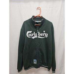 Carlsberg Euro 2012 Full Zip Embroidered Sz XXL‎ Jacket Sweater Soccer